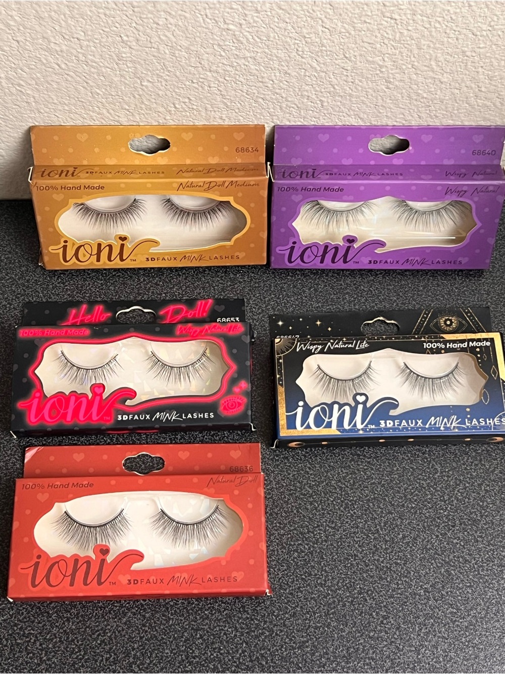 ioni 3D Faux Mink Lashes 5 Pack